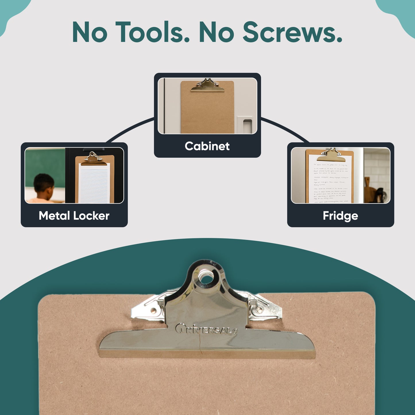 Magnetic Steel Clipboard Letter Size