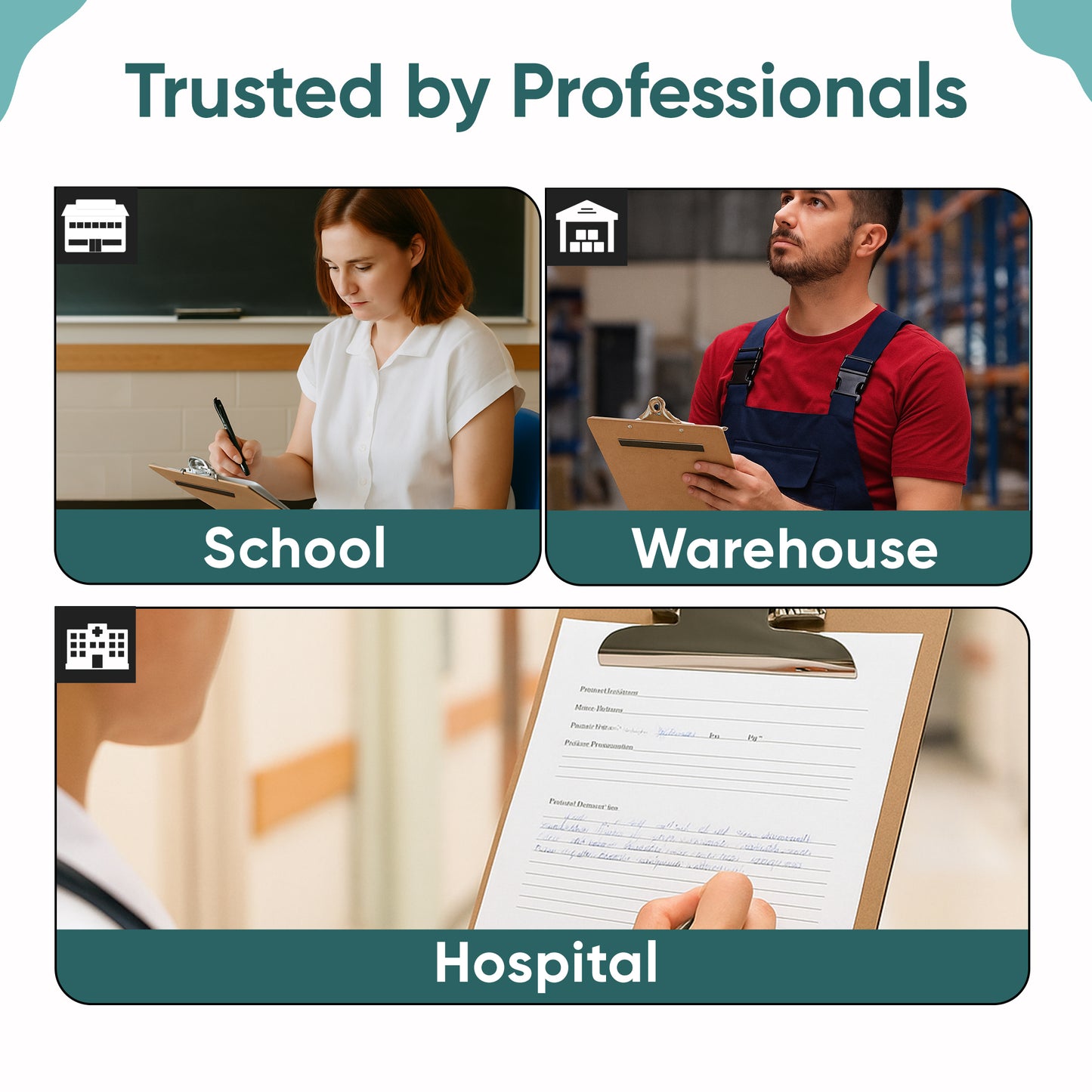 Magnetic Clipboard Letter Size