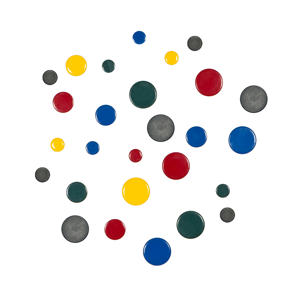 Ceramic Disc Magnets Painted