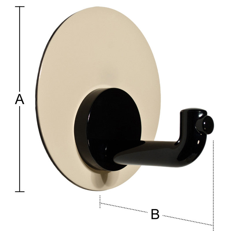 Magnetic Coat Hook with Door Bumper