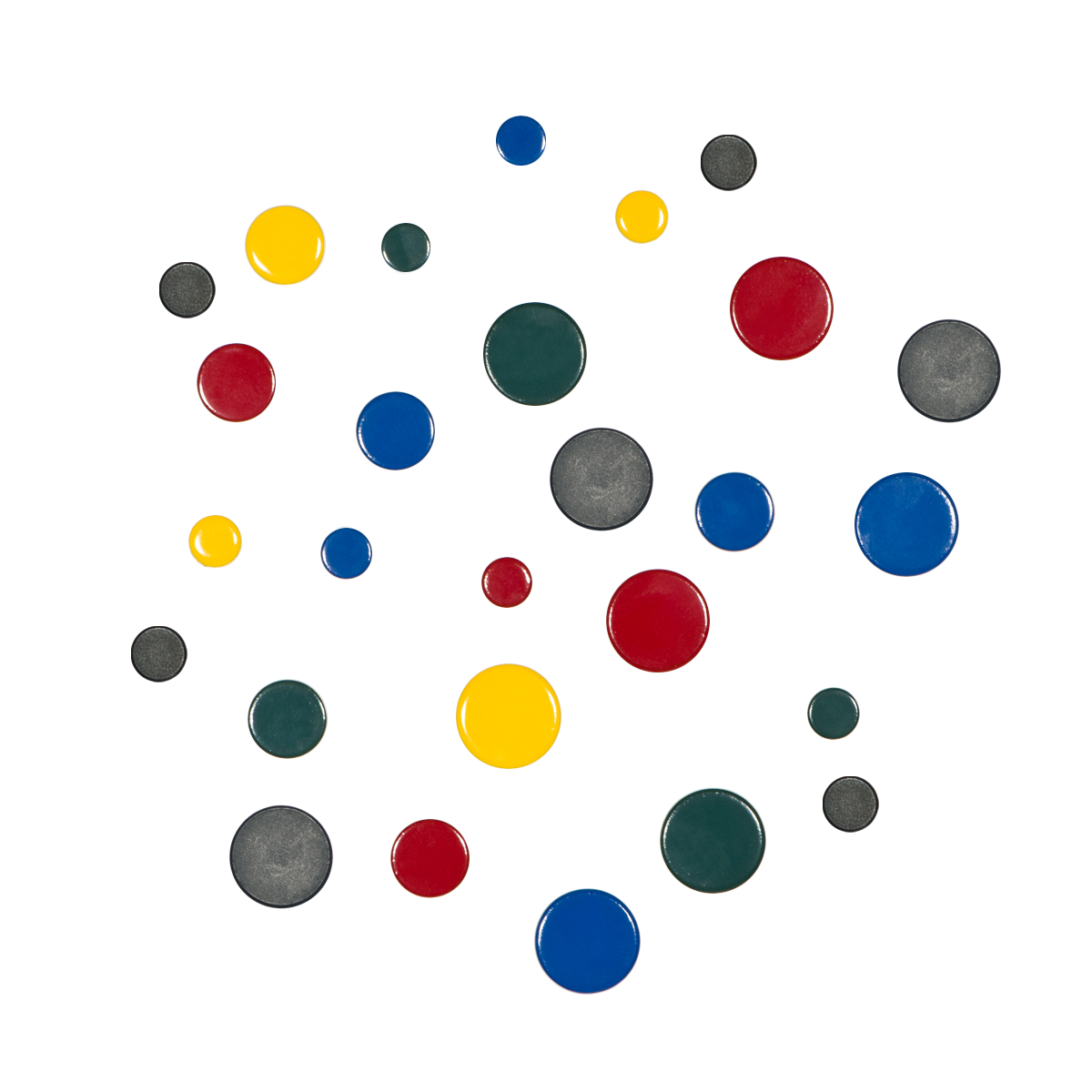 Ceramic Disc Magnets Painted