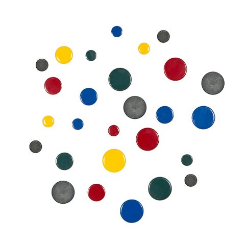 Ceramic Disc Magnets Painted