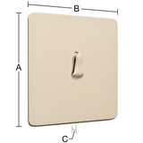 Magnetic Center Mount Picture Hanger - Holds 15LBS
